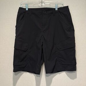 Under Armour - men’s shorts - cargo shorts. Black. Size 32